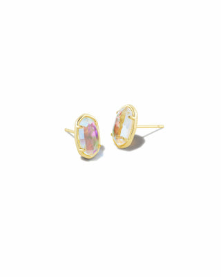 Kendra Scott Jewelry - Earrings Gold Grayson Stud Earrings Dichroic Glass Silver or Gold