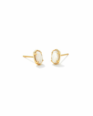 Kendra Scott Jewelry - Earrings Silver Emilie Stud Earrings in White MOP Silver