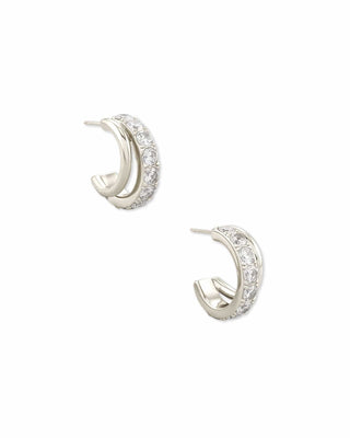 Kendra Scott Jewelry - Earrings Silver Livy Huggie Earrings Gold or Silver