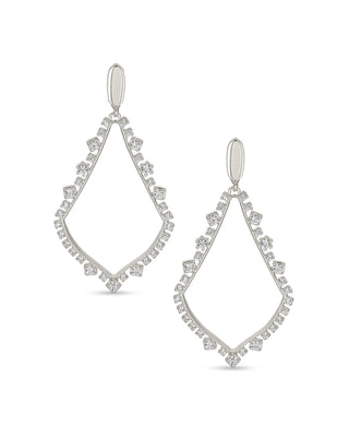 Kendra Scott Jewelry - Earrings Silver Sophee Crystal Drop Clip Earrings Gold or Silver