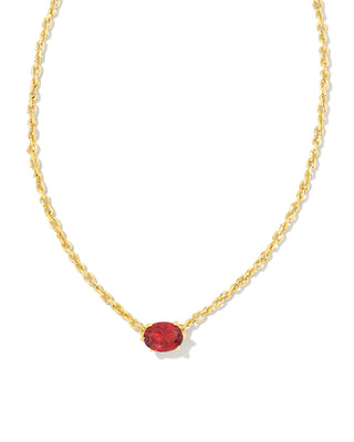 Kendra Scott Jewelry - Necklaces Cailin Burgundy Crystal Pendant Necklace