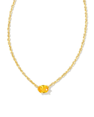 Kendra Scott Jewelry - Necklaces Cailin Golden Yellow Crystal Pendant Necklace
