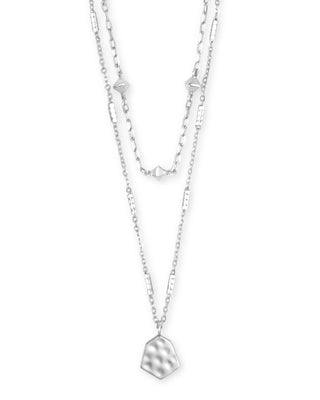 Kendra Scott Jewelry - Necklaces Clove Multi Strand Necklace - Bright Silver