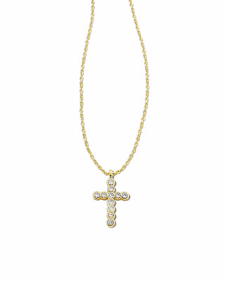 Kendra Scott Jewelry - Necklaces Gold Cross Crystal Pendant Necklace Gold or Silver