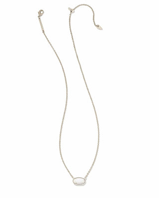 Kendra Scott Jewelry - Necklaces Grayson Short Pendant Necklace White MOP Silver
