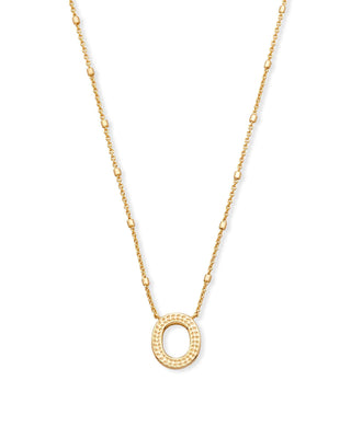 Kendra Scott Jewelry - Necklaces O Letter Pendant Necklace in Gold