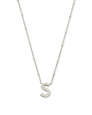 Kendra Scott Jewelry - Necklaces S Letter Pendant Necklace in Silver