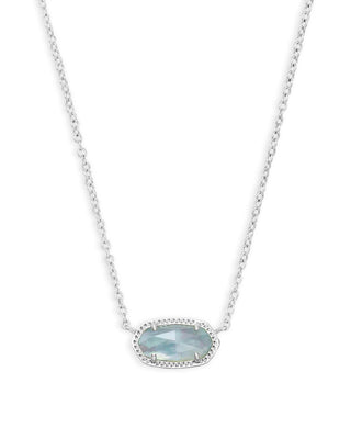 Kendra Scott Jewelry - Necklaces Silver Elisa Necklace Light Blue Illusion Gold or Silver