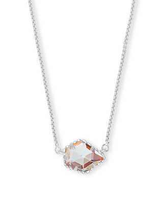 Kendra Scott Jewelry - Necklaces Silver Tess Necklace Dichroic Glass Gold or Silver