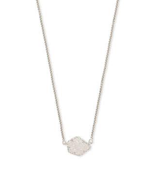 Kendra Scott Jewelry - Necklaces Silver Tess Necklace Iridescent Drusy Gold or Silver