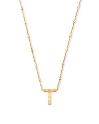 Kendra Scott Jewelry - Necklaces T Letter Pendant Necklace in Gold