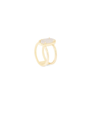 Kendra Scott Jewelry - Rings Elyse Ring - Iridescent Drusy in Gold