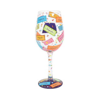 Lolita Glasses Home - Drinkware Thank You Lolita Wine Glasses Thank You