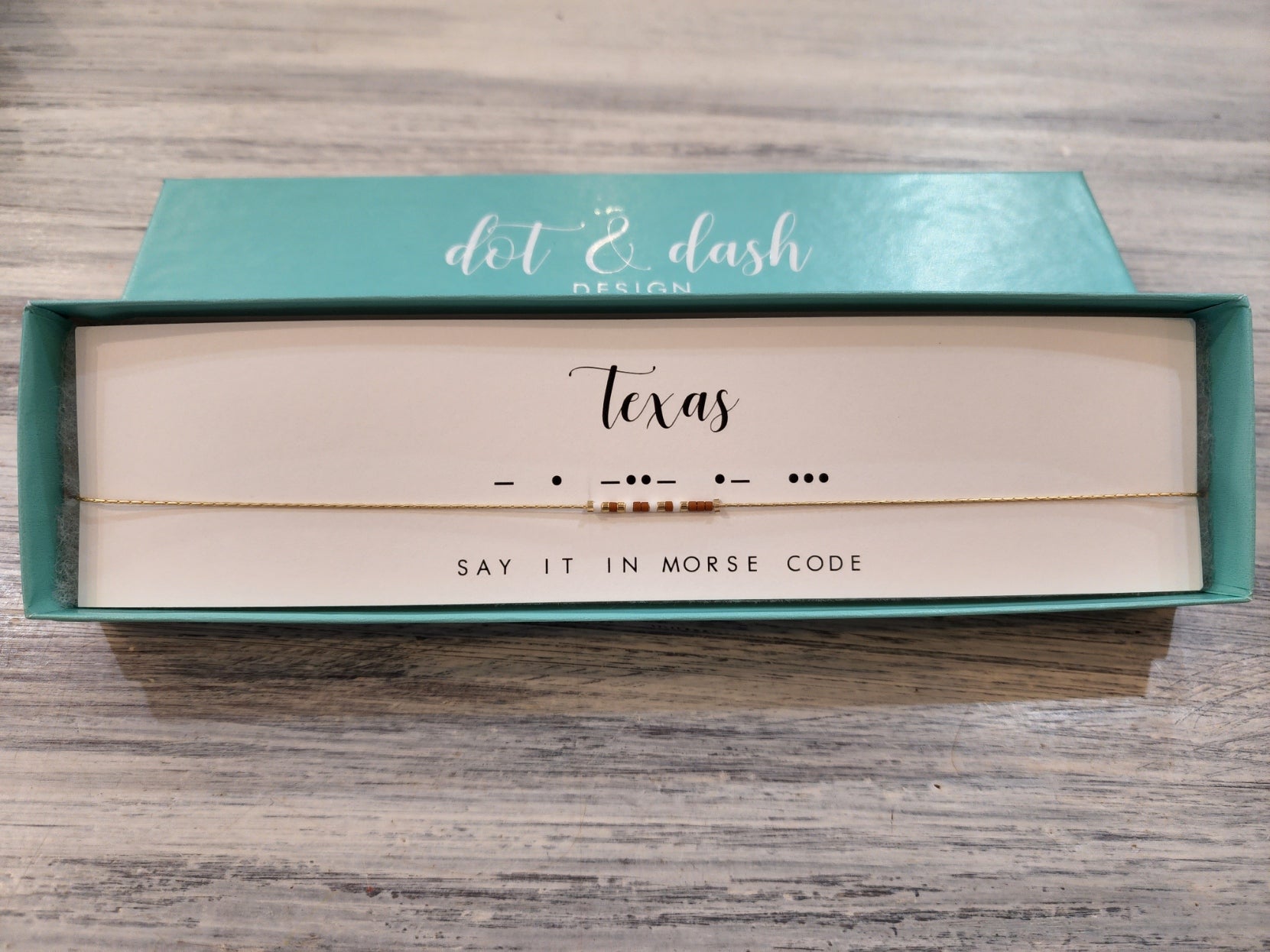 Texas Dot & Dash Necklace
